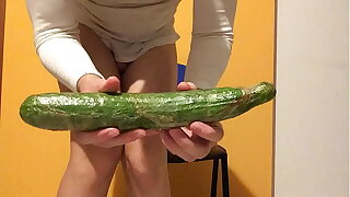 30 centimeters of pounding cucumber of my very very energized ass!