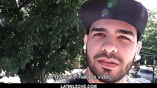 LatinLeche - Scruffy Plank Joins a Gay-For-Pay Porno