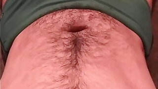 Hairy man bulge boner